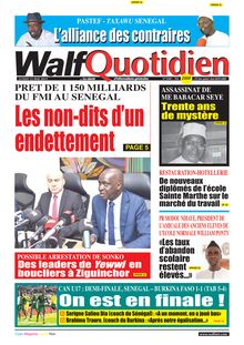 Walf Quotidien N° 9340 - du lundi 15 mai 2023