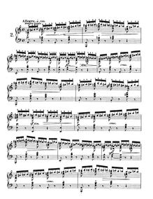 Partition No.2 en A minor, Etudes Op.10, Chopin, Frédéric