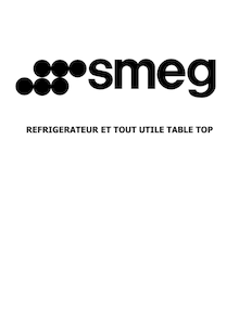 Notice Réfrigérateur SMEG  FA134A