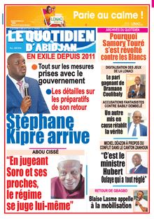 Le Quotidien d’Abidjan n°3098 - du vendredi 21 mai 2021