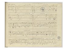 Partition Autograph Copy, Polonaise-Fantaisie, A♭ major, Chopin, Frédéric