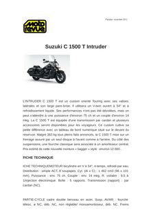 Suzuki C 1500 T Intruder