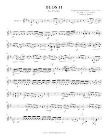 Partition violon 2, Piano Sonata No.9, D major, Mozart, Wolfgang Amadeus