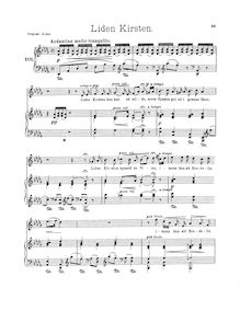 Partition complète (norvégien text), 5 chansons, Op.60