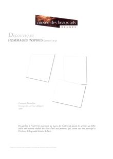 DECOUVR ART HOMMAGES INSPIRES (exercices 1 et 2)