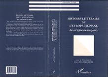 Histoire littéraire de l Europe médiane des origines à nos jours