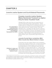 Management Audit Committee Report - Court-Ordered Placements at  Residential Treatment Centers - Chapter