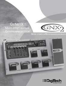 Notice Instruments de musique DigiTech  GNX2