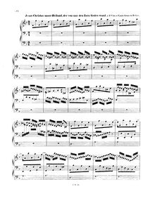 Partition Jesus Christus, unser Heiland (BWV 688), choral préludes