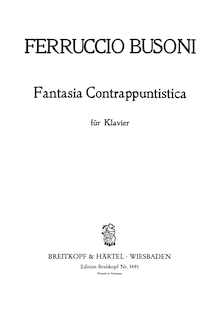 Partition complète (BV 256), Fantasia contrappuntistica