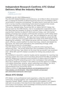 Independent Research Confirms ATC Global Delivers What the Industry Wants