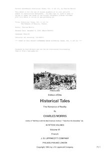 Historical Tales, Vol. 6 (of 15) - The Romance of Reality. French.