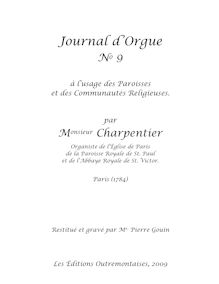 Partition , (Prélude), Journal d orgue No.9, à l usage des Paroisses et des Communautés Religieuses