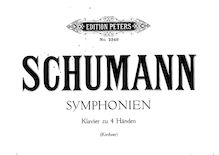 Partition complète, Symphony No.1, "Spring", B♭ Major par Robert Schumann