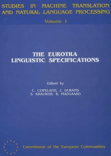 The Eurotra linguistic specifications