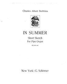 Partition complète, en Summer, Stebbins, Charles Albert