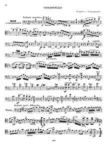Partition de violoncelle, Grand Duo Concertant, Op.1, Aguilar, Emanuel
