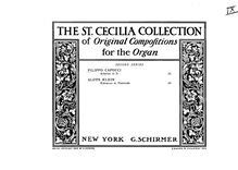 Partition orgue score, Scherzo en D major, Capocci, Filippo