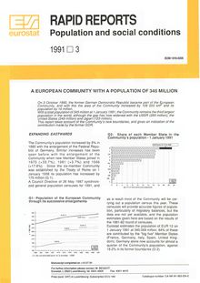 RAPID REPORTS Population and social conditions. 1991 3