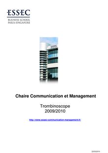CV-Book Chaire Communication et Management