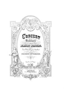 Partition complète, violoncelle Concerto No.9, Romberg, Bernhard