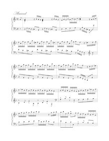 Partition Almand,  en D minor, Keyboard, Pepusch, John Christopher