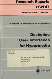 Designing user interfaces for hypermedia