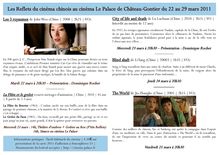 Les Reflets du cinéma chinois au cinéma Le Palace de Château ...