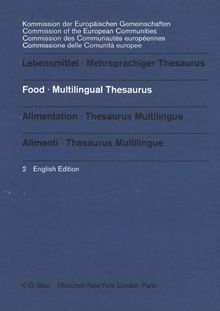 Food. Multilingual Thesaurus