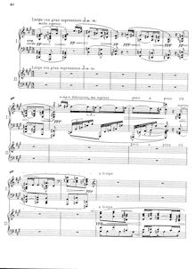 Partition , Largo con gran espresione, Allegretto con spiritoso, Piano Concerto, Op.114