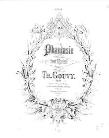 Partition parties complètes, Phantasie pour 2 Pianos, Op.69, Gouvy, Louis Théodore