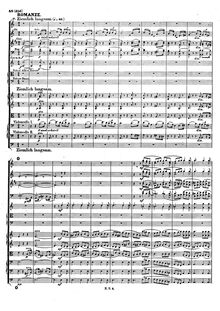 Partition , Romanze: Ziemlich langsam, Symphony No.4, Op.120, D minor