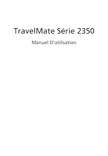 Notice Ordinateur portable Acer  TravelMate 2350