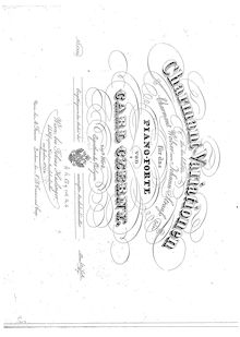 Partition complète, Charmant Variationen, Charmant-Variationen über den beliebten Charmant-Walzer von Joh. Strauss