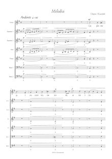 Partition , Melodia, 17 Polish chansons, Chopin, Frédéric