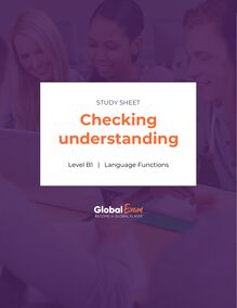 Checking understanding