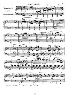 Partition complète, Nocturne Op.71, Moscheles, Ignaz