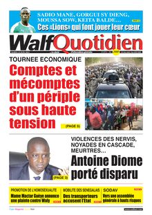 Walf Quotidien n°8771 - du mardi 22 juin 2021
