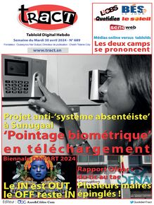 TRACT N° 689 - Semaine du 30 avril 2024
