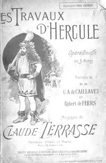Partition complète, Les travaux d’Hercule, Opéra-bouffe en trois actes