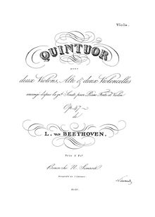 Partition viole de gambe, violon Sonata No.9, Op.47, Kreutzer Sonata