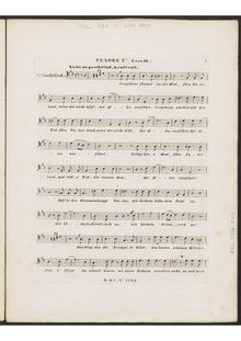 Partition ténor 2do chœur II, Schlachtlied, D.912 (Op.151), Battle Song