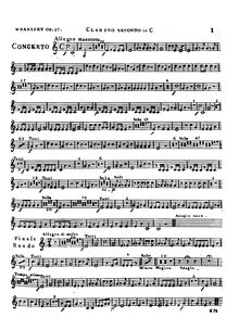 Partition trompette 2 (en C), violoncelle Concerto, Op.27, C major