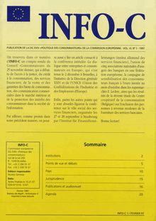 INFO-C. VOL. VI , N° 1 -1997