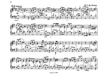 Partition complète, Andante, G major, Herzog, Johann Georg