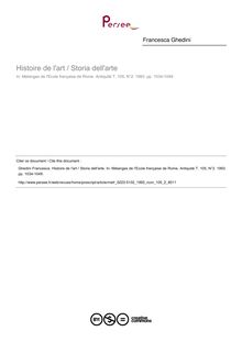 Histoire de l art / Storia dell arte  ; n°2 ; vol.105, pg 1034-1049