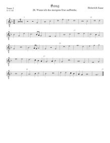 Partition ténor viole de gambe 2, octave aigu clef, Secular travaux