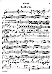 Partition de violon, lyrique pièces, Op.54, Grieg, Edvard par Edvard Grieg