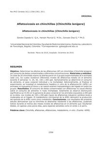 Aflatoxicosis en chinchillas (Chinchilla lanigera)(Aflatoxicosis in chinchillas (Chinchilla lanigera))