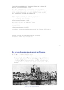 De verwoeste steden aan de straat van Messina - De Aarde en haar Volken, 1909
